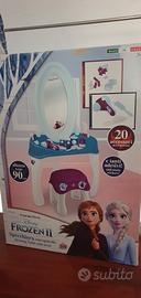 Frozen specchiera con sgabello
