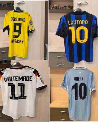 T-shirt Inter, Dortmund, Manchester City, Germania