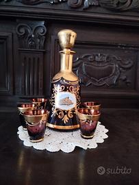 Set da liquore viola
