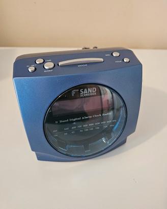 Radiosveglia vintage Scheider nuova con scatola 