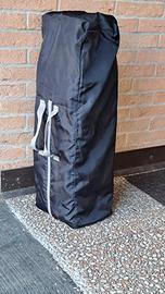 Lettino singolo pieghevole con materasso