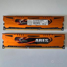 RAM 16GB DDR3 G.Skill Ares 1333MHz CL9 Low Profile