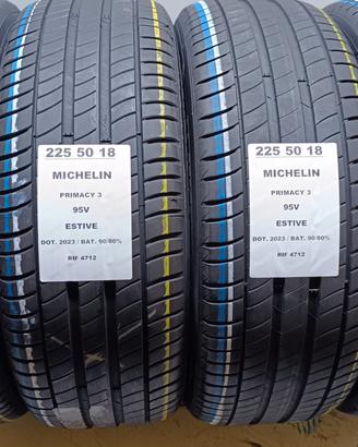 4 GOMME 225 50 18 MICHELIN RIF4712