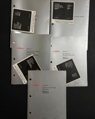 UNISYS U Series 5 Manuali Vintage 1989