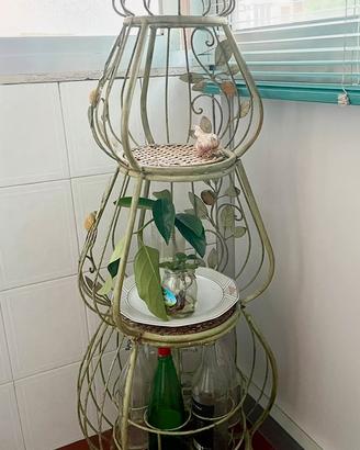 Etagere portabottiglie vintage