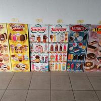 Tabella gelati in Lire 