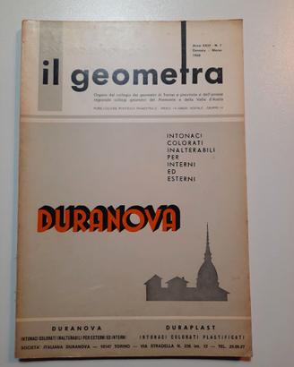 rivista IL GEOMETRA del 1968
