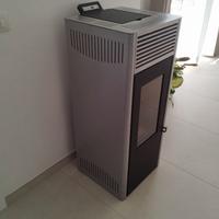 Stufa a pellet Invicta nuova nola 9.5kw grigia