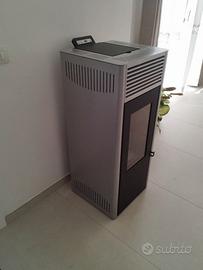 Stufa a pellet Invicta nuova nola 9.5kw grigia