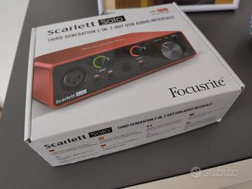 Scheda Audio Focusrite Scarlett Solo 3rd Gen
