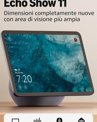 Amazon Echo Show 11 (ultimo modello) - Schermo 11"
