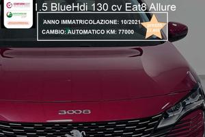 PEUGEOT 3008 BlueHDi 130 S&S EAT8 Allure