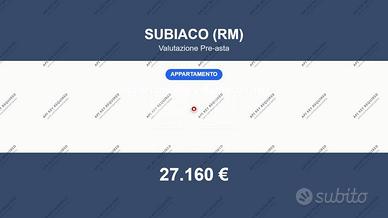 Immobile in asta di 39 m² a Subiaco