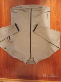 Felpa Adidas Climaheat Zip Intera Grigia M