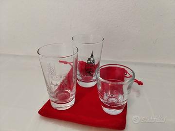 3 bicchierini Vintage
