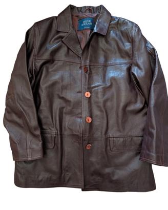 Giacca in vera pelle vintage Steve Sinclair