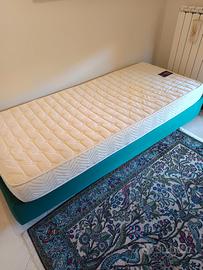 letto singolo imbottito con materasso 