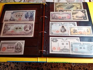 GIAPPONE antiche banconote 