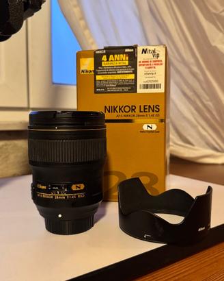 Nikon AF-S 28mm f/1.4E - Nital - Come Nuovo
