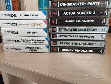 Lotto giochi PS1/NINTENDO DS