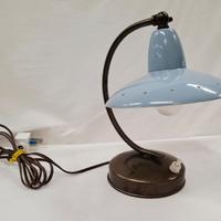 Lampada alluminio italiana design Stilnovo anni 50