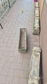 Vasi per piante da esterno in cemento n. 11