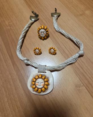 Parure Thun collana, orecchini, anello