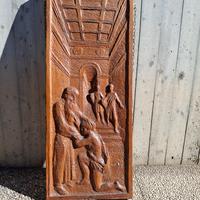 bassorilievo in legno massello Figlio prodigo