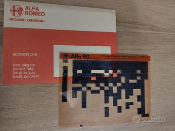 microfiche alfa 90 blindata originale 