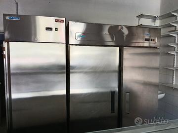 armadio refrigerato e banco frigo professionale 