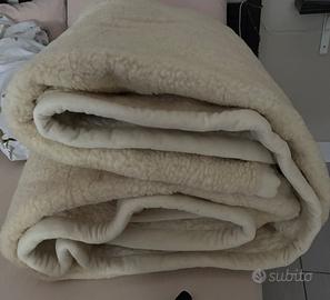 Coperta matrimoniale 100% lana merinos