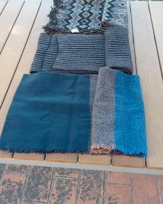 Lotto 3 Sciarpe Invernali / Set Sciarpa Maglia e G
