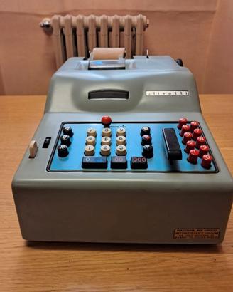 Calcolatrice Olivetti Divisumma 14 vintage