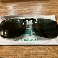 Lenti da sole con pinza per occhiali da vista