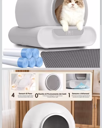 Lettiera automatica per gatti