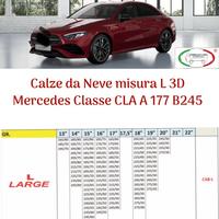 Calze da Neve Mercedes CLA A177 B245 misura L