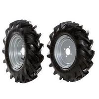 Coppia ruote gommate 4.00-8"  Bertolini, Nibbi