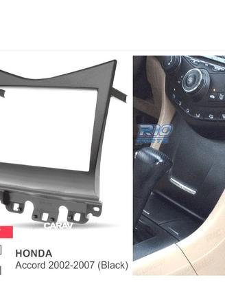 CORNICE NERA PER AUTORADIO 2-DIN PER HONDA ACCORD