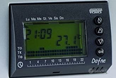 Vemer Cronotermostato digitale da incasso DAFNE