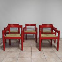 N5 sedie Vico Magistretti X Cassina Carimate 1960