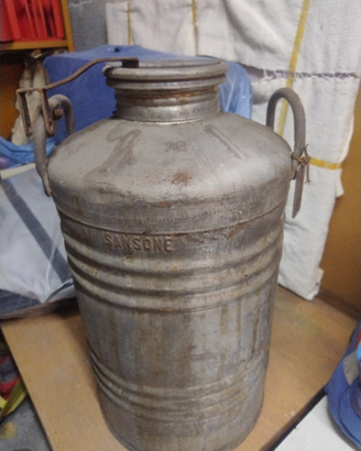 Sansone 30 litri bidone in zinco