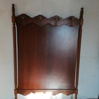 Spalliera appendiabiti vintage in legno