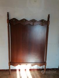 Spalliera appendiabiti vintage in legno