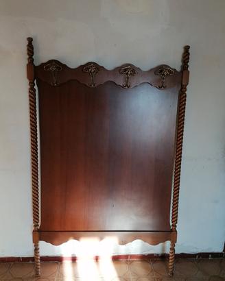 Spalliera appendiabiti vintage in legno