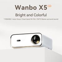 Wanboo X5 Proiettore LCD 1100 ANSI 1080P
