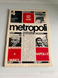Rivista "Metropoli" N. 4 (Aprile 1981)