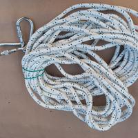FUNE Intrecciata DA TRAINO con moschettoni 