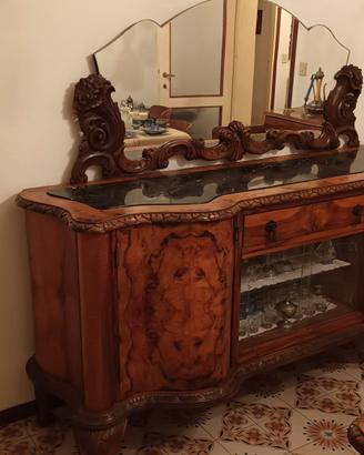 Due Credenze Chippendale con specchio