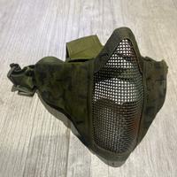 Maschera sofair verde militare a rete