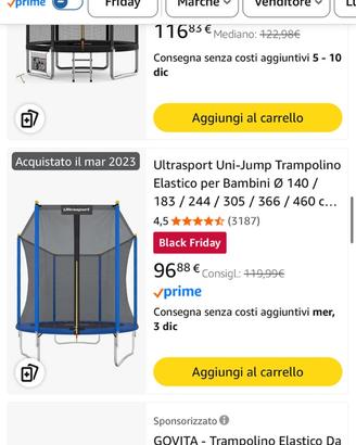 SALTARELLO PER BAMBINI 183cm